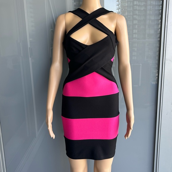 90s Backless Cocktail Mini Dress - Picture 3 of 12